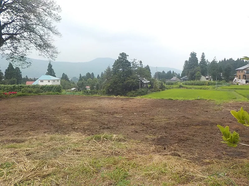 一部が茅葺き屋根の空き家(40坪)の解体後